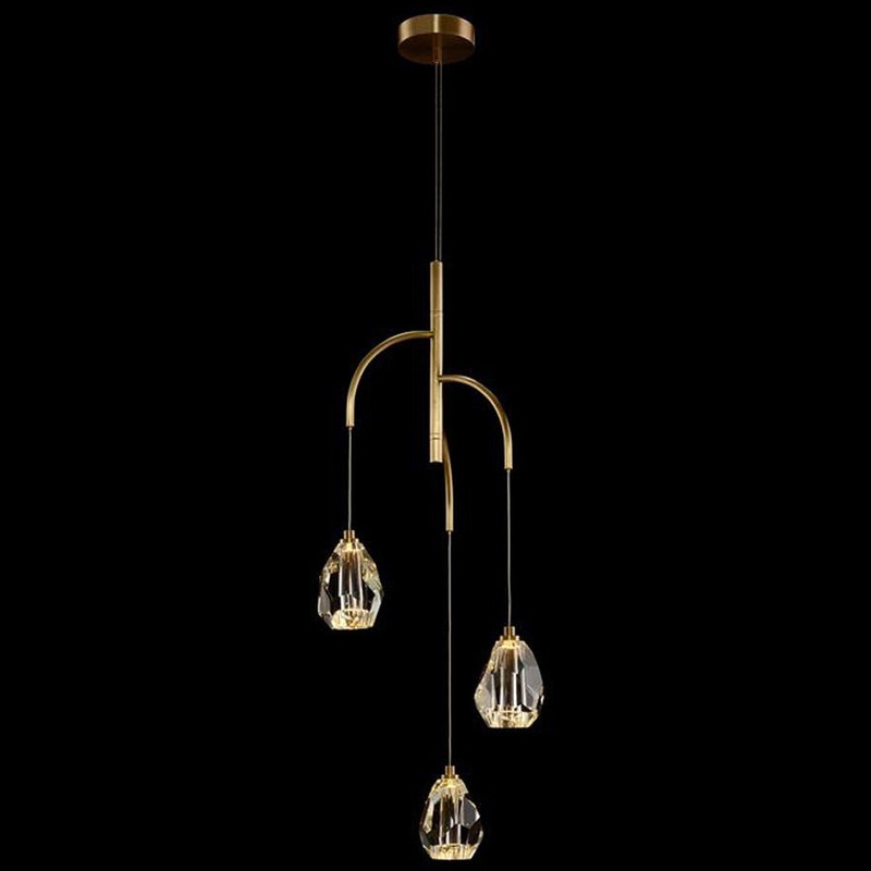 Faceted Chunk Chandelier