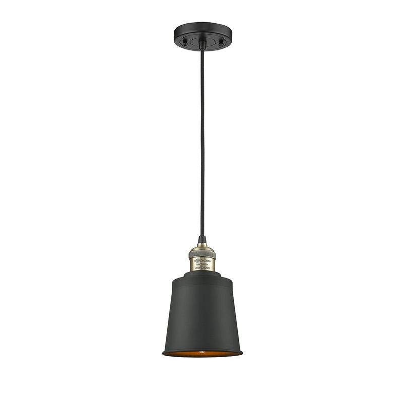 Innovations Lighting Addison 1 Light Mini Pendant Part Of The Franklin Restoration Collection 201C-BAB-M9-BK