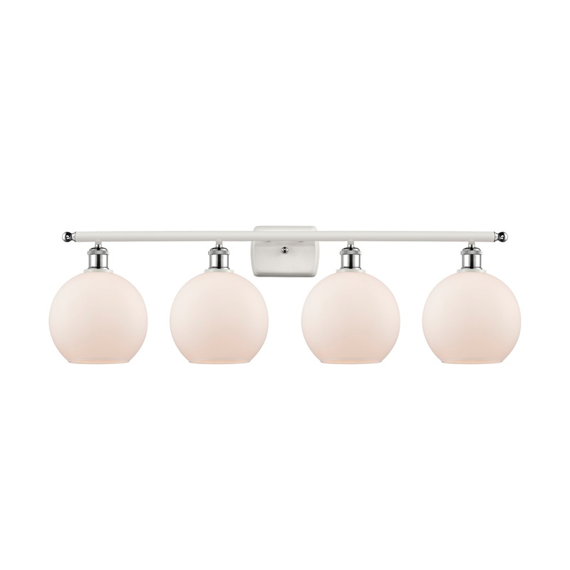 Innovations Lighting Athens 4 Light 36″ Bath Vanity Light 516-4W-WPC-G121-8-LED