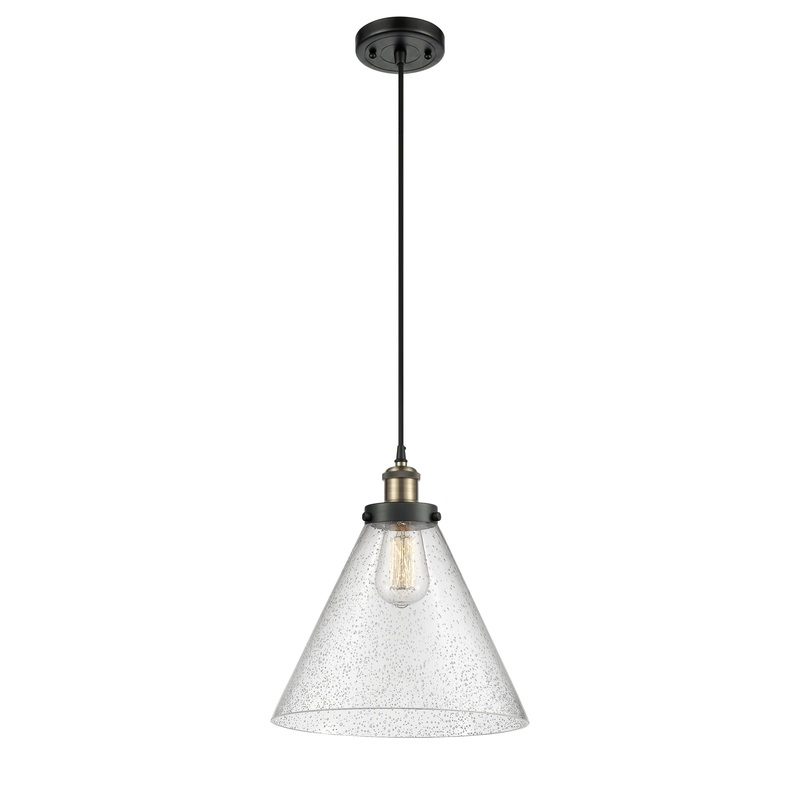 Innovations Lighting X-Large Cone 1 Light Mini Pendant Part Of The Ballston Collection 916-1P-BAB-G44-L-LED