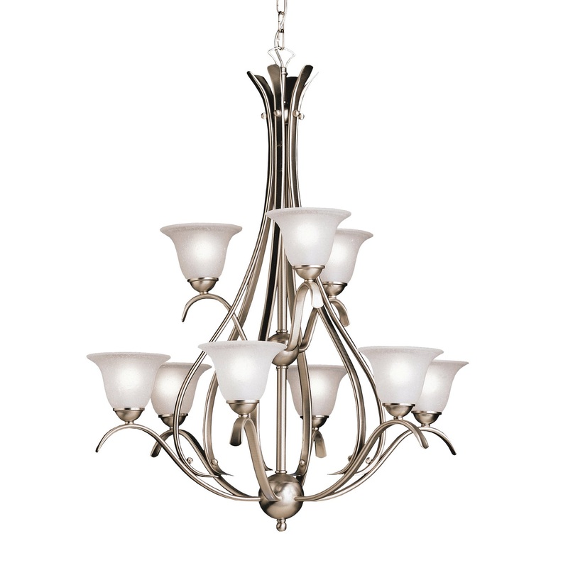 Dover 2 Tier Chandelier with Shades