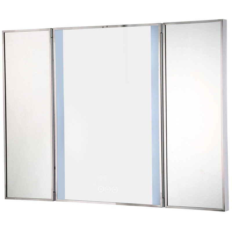 Trias Gen2 Tri-Fold Color-Select LED Mirror