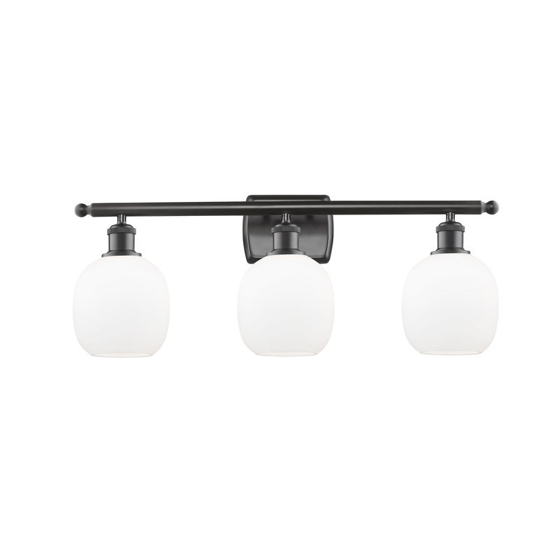 Innovations Lighting Belfast 3 Light Bath Vanity Light Part Of The Ballston Collection 516-3W-OB-G101