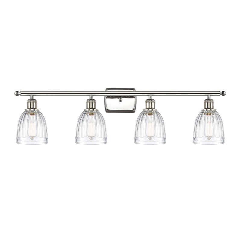 Innovations Lighting Brookfield 4 Light Bath Vanity Light Part Of The Ballston Collection 516-4W-PN-G442-LED