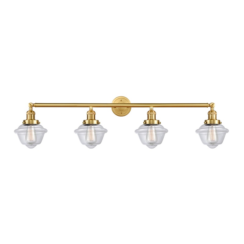 Innovations Lighting Small Oxford 4 Light Bath Vanity Light Part Of The Franklin Restoration Collection 215-SG-G532-LED