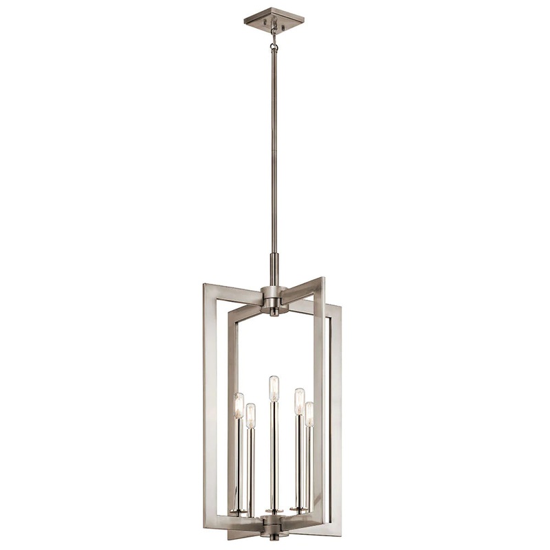 Kichler Cullen 18″ 5 Light Foyer Pendant Classic Pewter 43902CLP