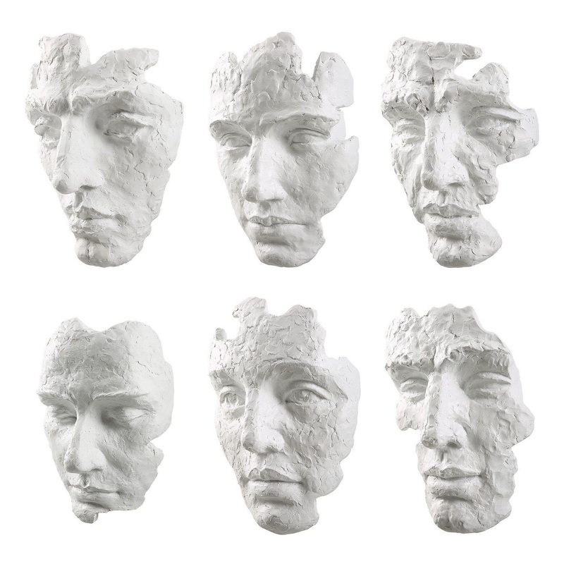 Self-Portrait White Mask Wall Decor
