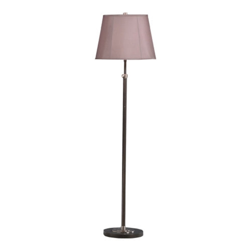 Bruno Adjustable Floor Lamp with Cone Shade