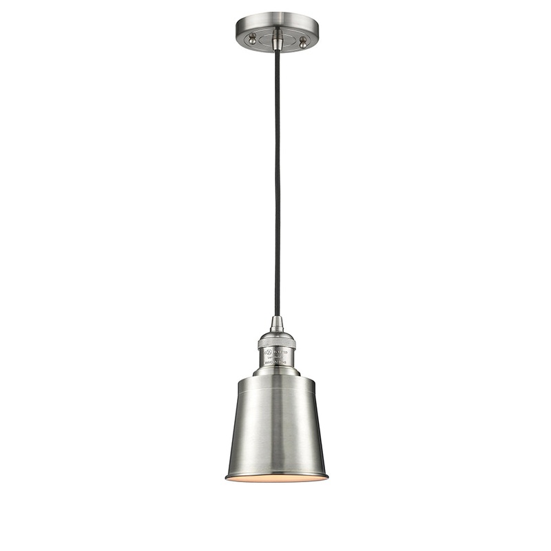 Innovations Lighting Addison 1 Light Mini Pendant Part Of The Franklin Restoration Collection 201C-SN-M9-SN-LED