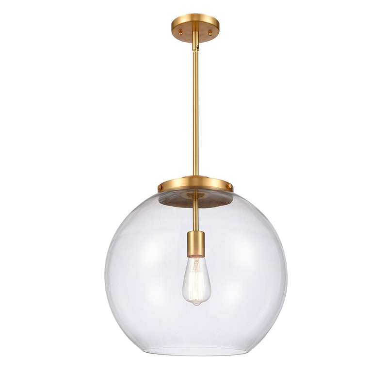 Innovations Lighting Athens 1 Light 13.75″ Pendant 221-1S-SG-G122-16-LED