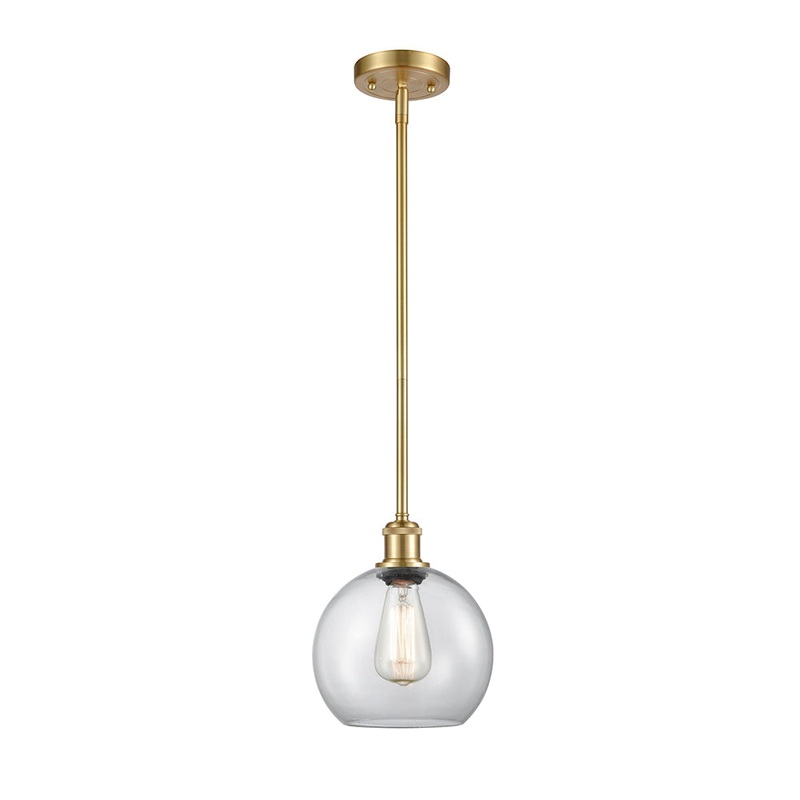 Innovations Lighting Athens 1 Light 8″ Mini Pendant 516-1S-SG-G122-8-LED