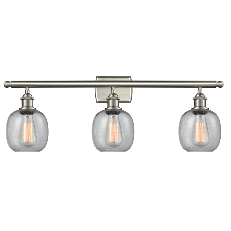 Innovations Lighting Belfast 3 Light Bath Vanity Light Part Of The Ballston Collection 516-3W-SN-G104