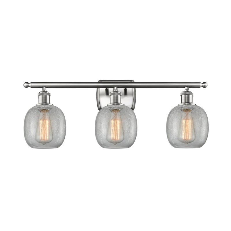 Innovations Lighting Belfast 3 Light Bath Vanity Light Part Of The Ballston Collection 516-3W-SN-G105-LED