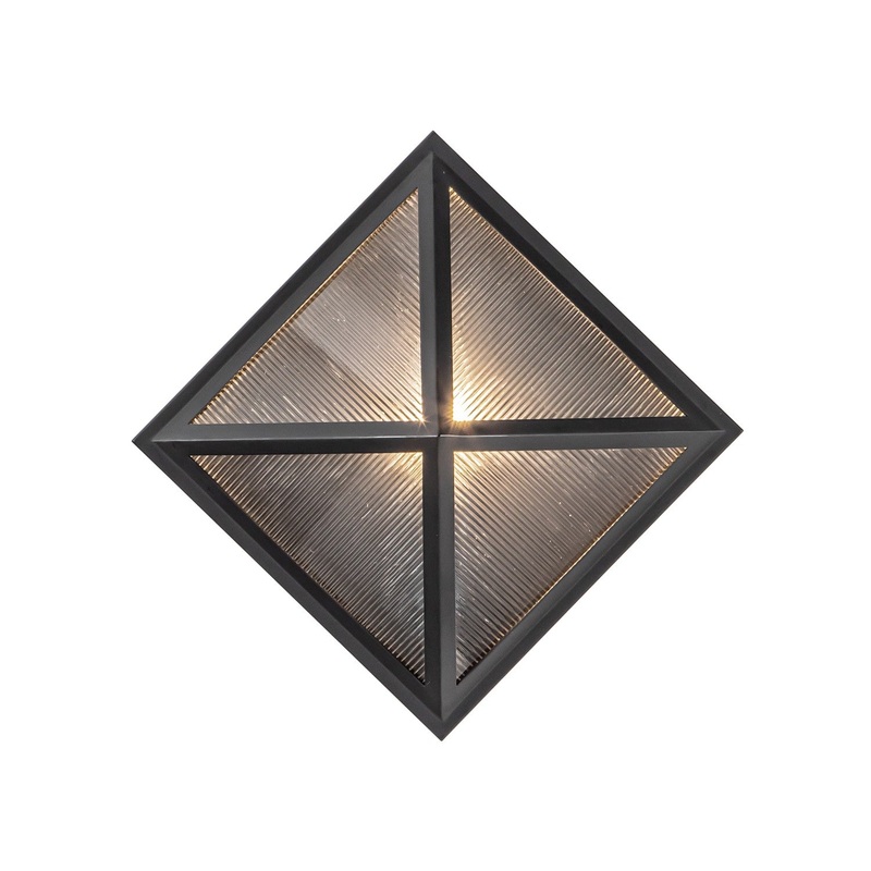 Cairo Diamond Outdoor Wall Sconce