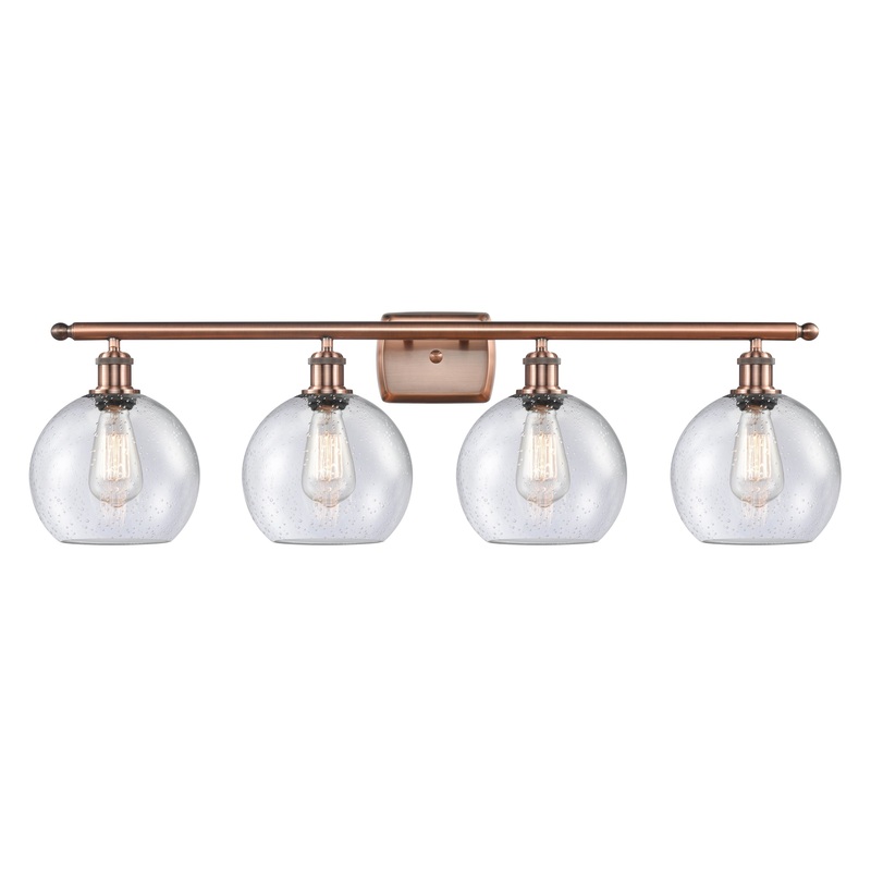 Innovations Lighting Athens 4 Light 36″ Bath Vanity Light 516-4W-AC-G124-8-LED