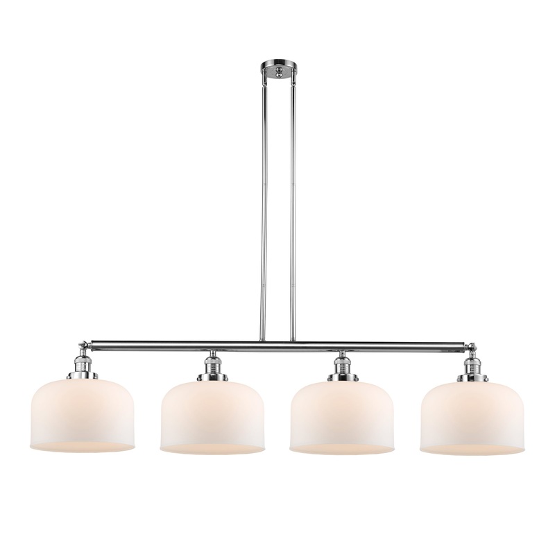 Innovations Lighting X-Large Bell 4 Light Island Light Part Of The Franklin Restoration Collection 214-PC-G71-L-LED