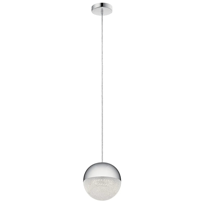 Kichler Moonlit 7.75″ 1 Light LED Mini Pendant Chrome 83854