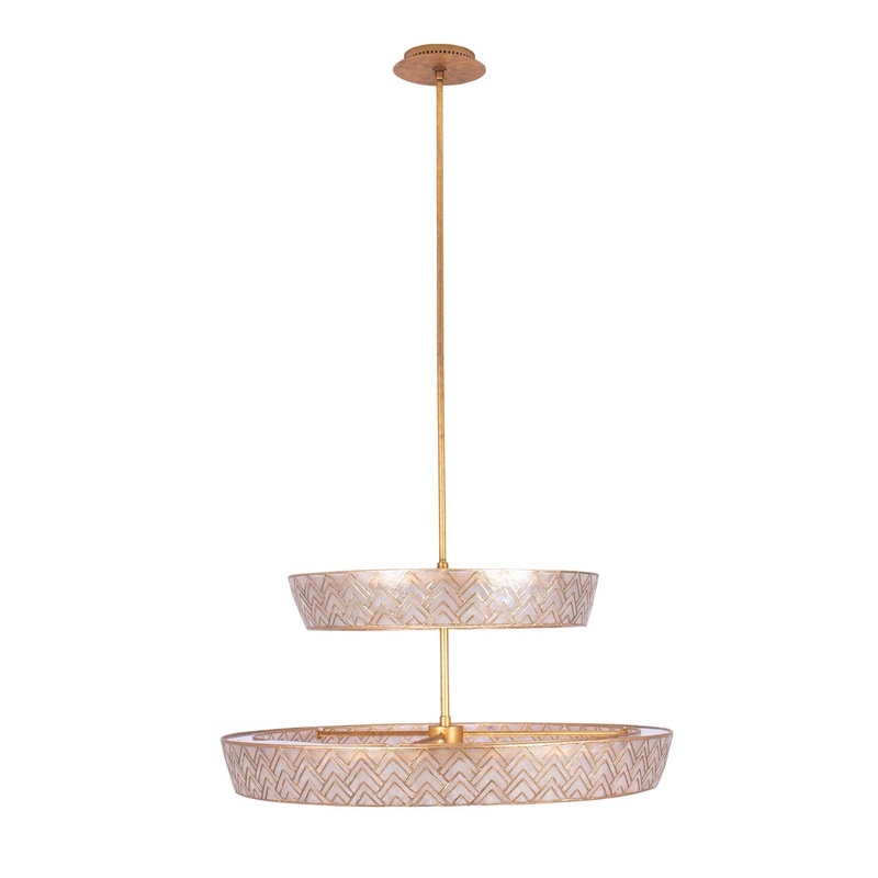 Geo Tiered Pendant