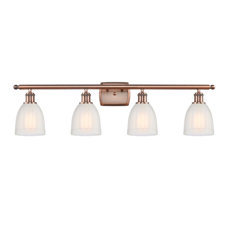 Innovations Lighting Brookfield 4 Light Bath Vanity Light Part Of The Ballston Collection 516-4W-AC-G441