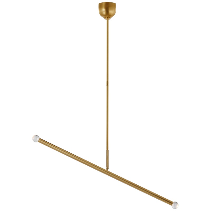 Rousseau Linear Orb Chandelier