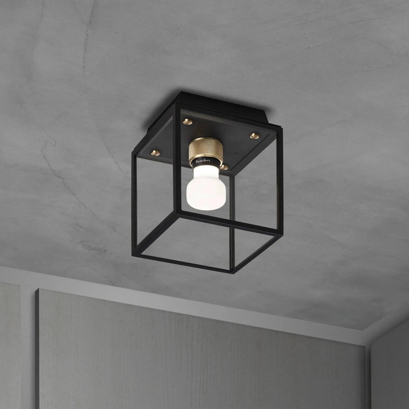 Caged Wet Ceiling Light