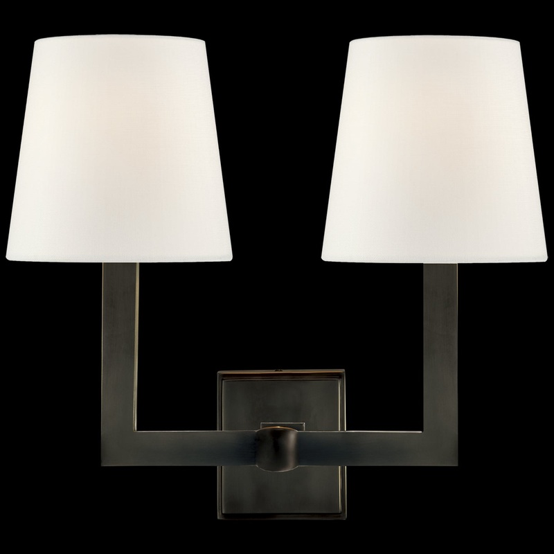 Square Tube Double Wall Sconce