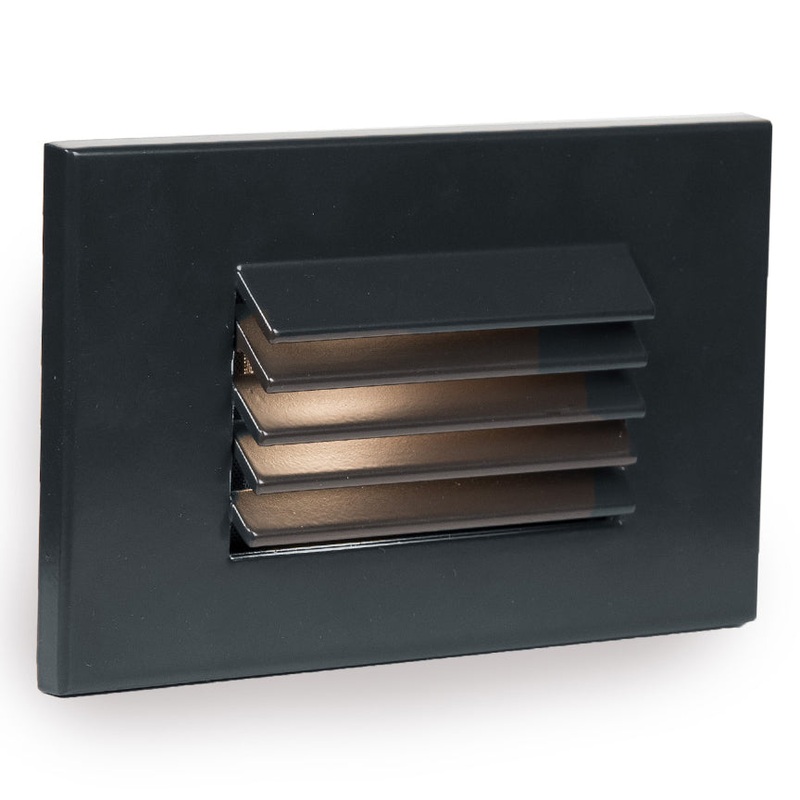 120V LED120 Horizontal Louvered Step Light