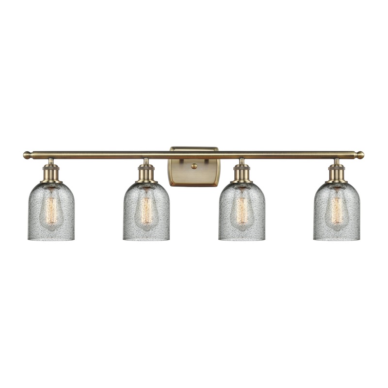 Innovations Lighting Caledonia 4 Light Bath Vanity Light Part Of The Ballston Collection 516-4W-AB-G257