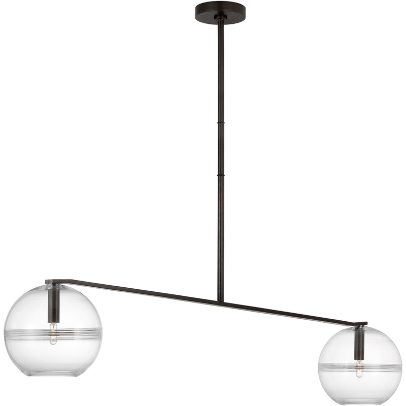 Lowing Wide Linear Chandelier