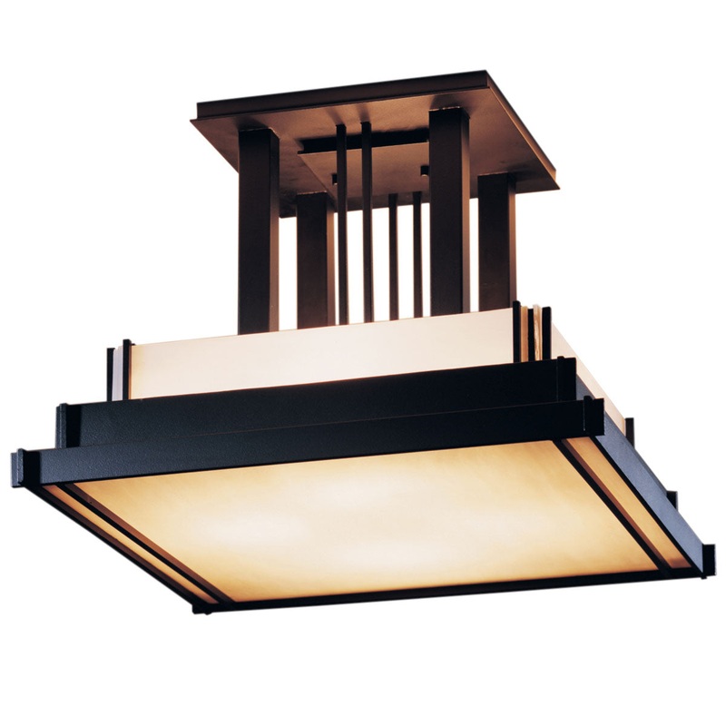 Steppe Semi Flush Ceiling Light