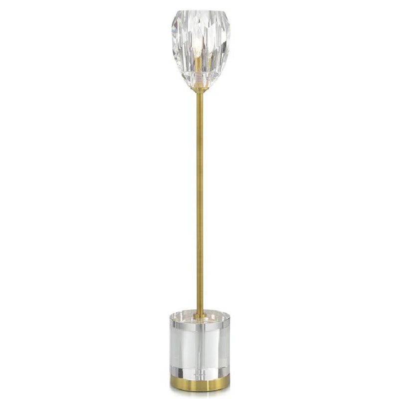 Faceted Crystal Buffet Lamp