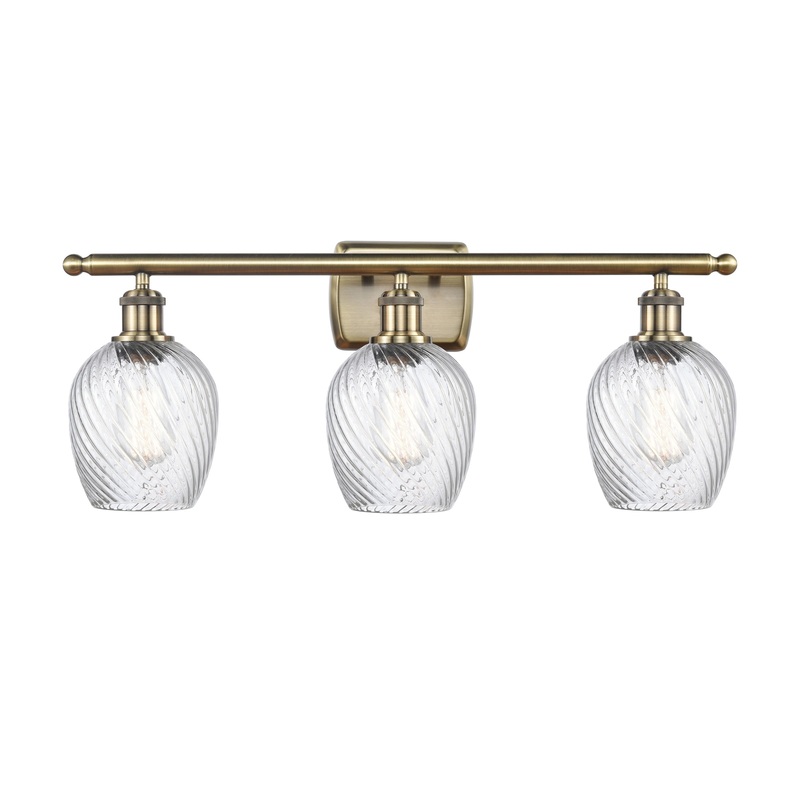 Innovations Lighting Salina 3 Light Bath Vanity Light Part Of The Ballston Collection 516-3W-AB-G292