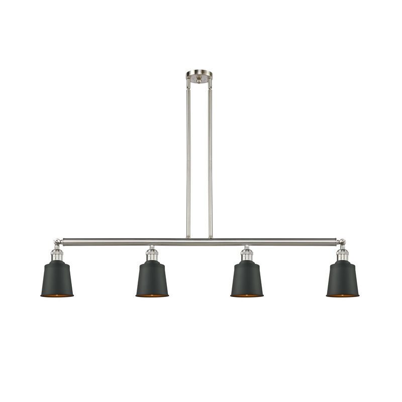 Innovations Lighting Addison 4 Light Island Light Part Of The Franklin Restoration Collection 214-SN-M9-BK-LED