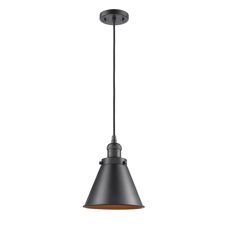 Innovations Lighting Appalachian 1 Light Mini Pendant Part Of The Franklin Restoration Collection 201C-OB-M13-OB