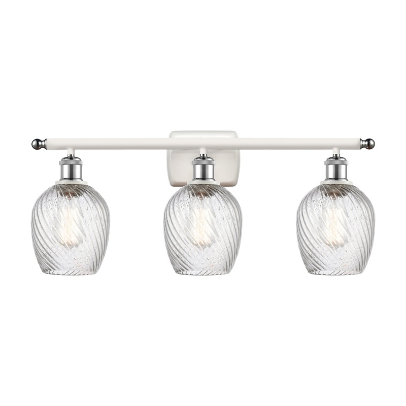 Innovations Lighting Salina 3 Light Bath Vanity Light Part Of The Ballston Collection 516-3W-WPC-G292