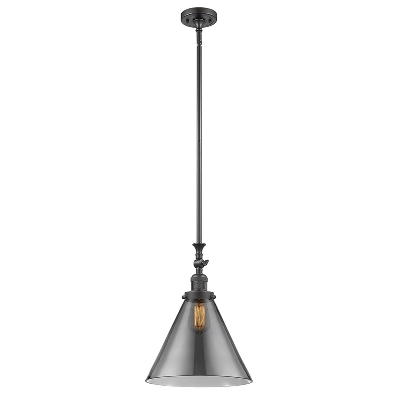 Innovations Lighting X-Large Cone 1 Light Mini Pendant Part Of The Franklin Restoration Collection 206-OB-G43-L-LED