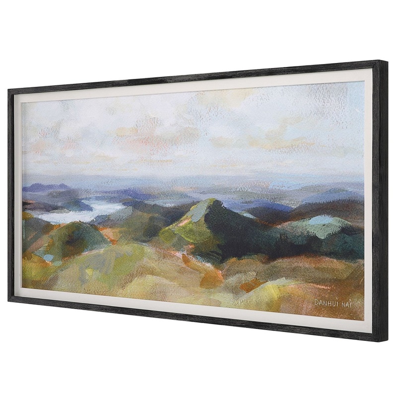 Above Landscape Framed Print