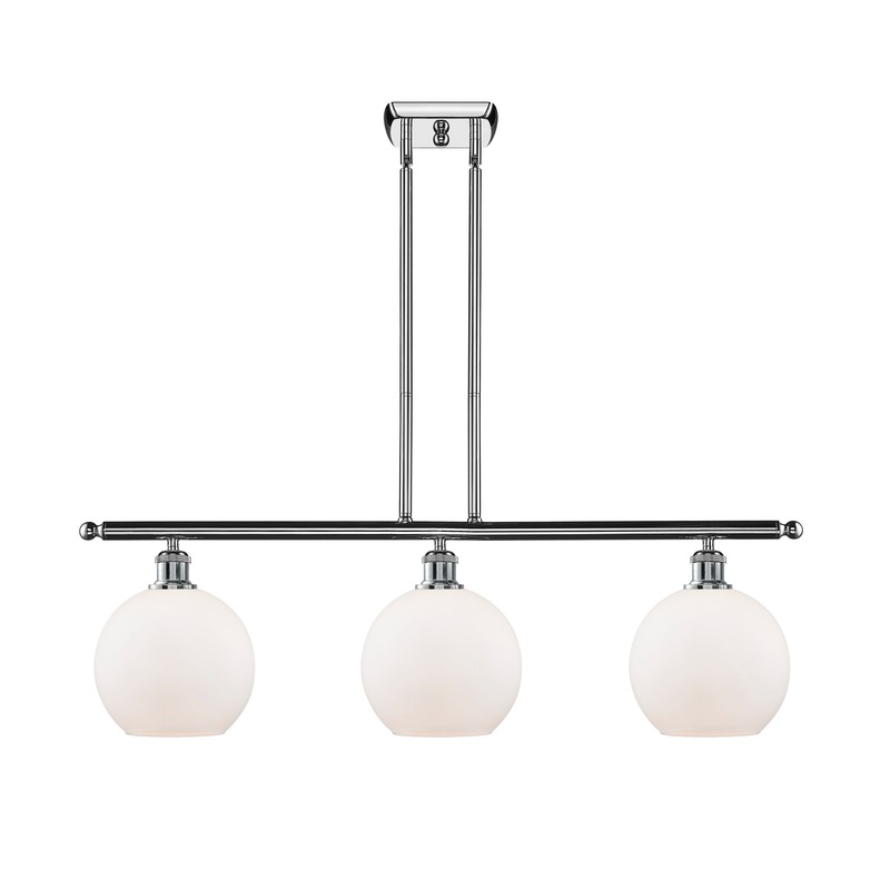 Innovations Lighting Athens 3 Light 36″ Island Light 516-3I-PC-G121-8