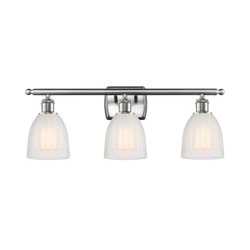 Innovations Lighting Brookfield 3 Light Bath Vanity Light Part Of The Ballston Collection 516-3W-SN-G441-LED