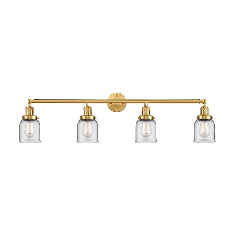 Innovations Lighting Small Bell 4 Light Bath Vanity Light Part Of The Franklin Restoration Collection 215-SG-G52