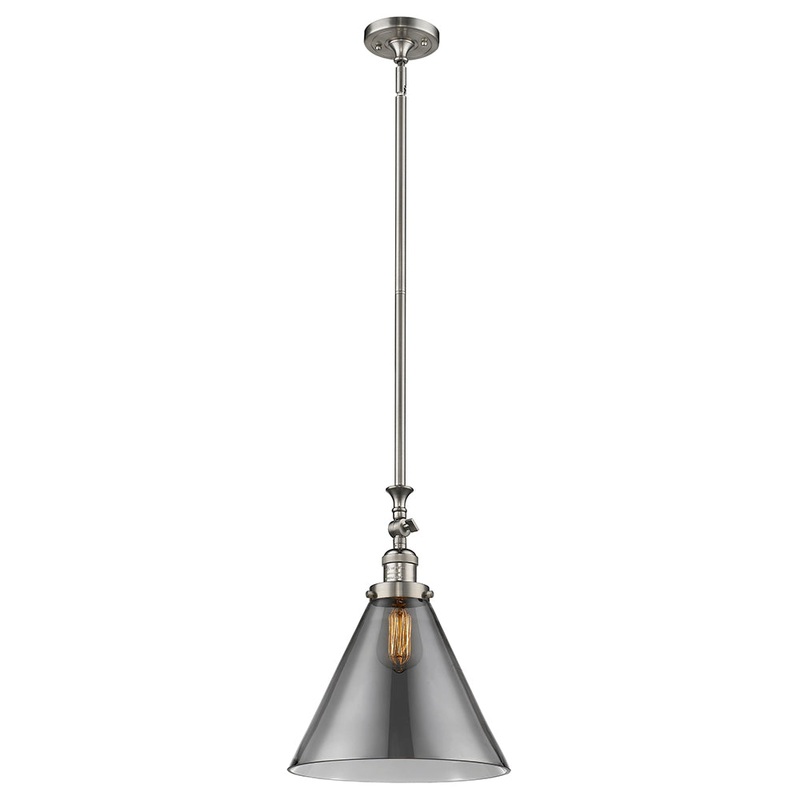 Innovations Lighting X-Large Cone 1 Light Mini Pendant Part Of The Franklin Restoration Collection 206-SN-G43-L-LED