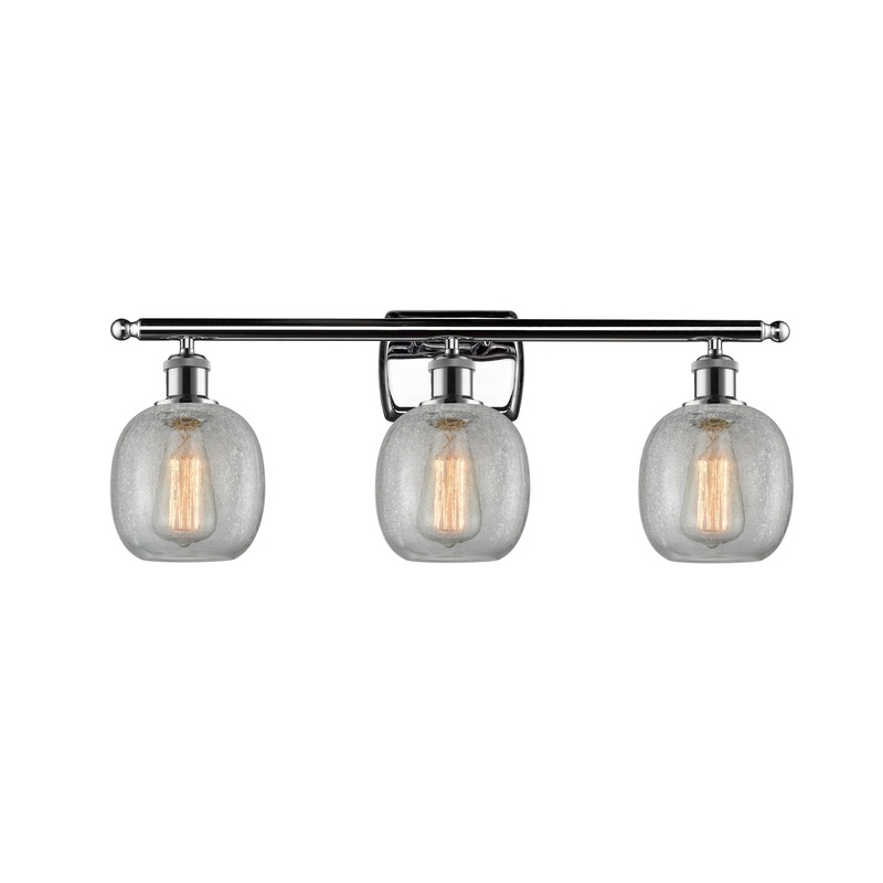 Innovations Lighting Belfast 3 Light Bath Vanity Light Part Of The Ballston Collection 516-3W-PC-G105