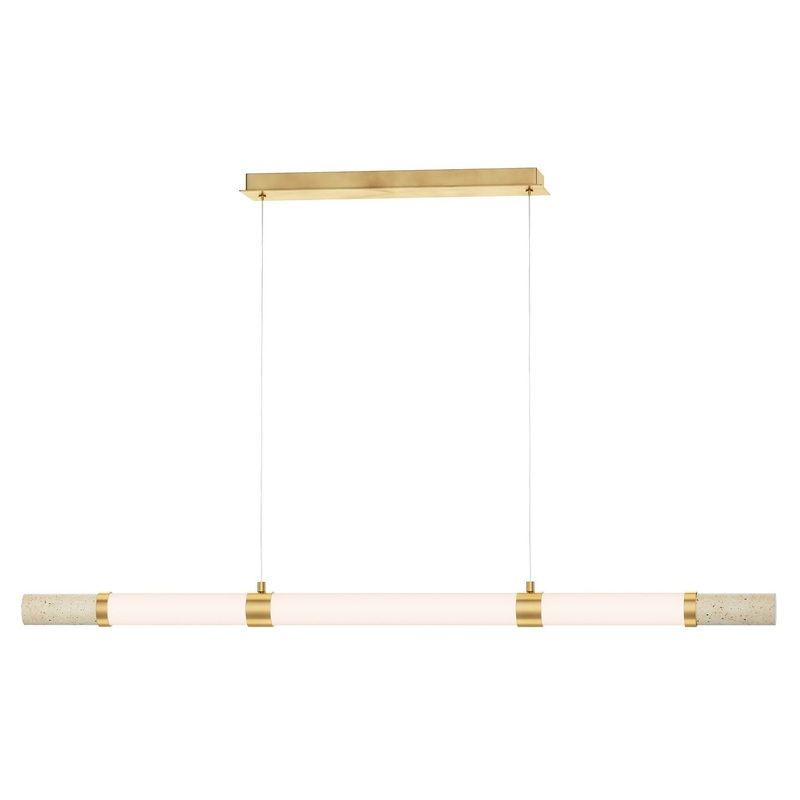Travertine Linear Pendant