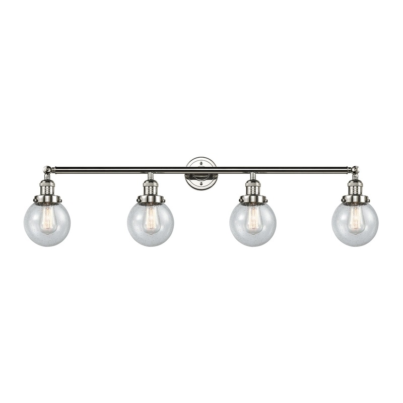 Innovations Lighting Beacon 4 Light 42″ Bath Vanity Light 215-PN-G204-6