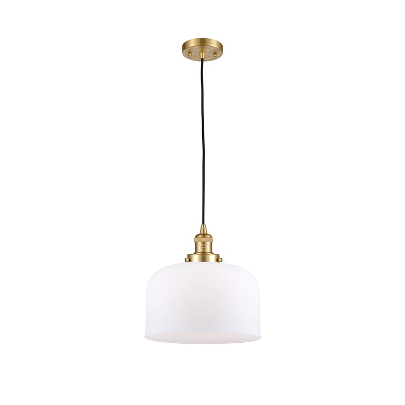Innovations Lighting X-Large Bell 1 Light Mini Pendant Part Of The Franklin Restoration Collection 201C-SG-G71-L