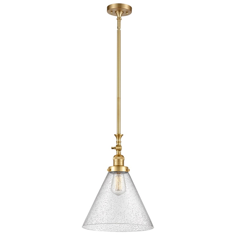 Innovations Lighting X-Large Cone 1 Light Mini Pendant Part Of The Franklin Restoration Collection 206-SG-G44-L-LED