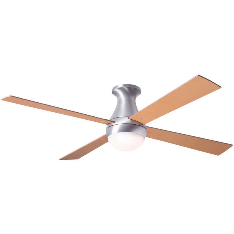Ball Flush Ceiling Fan with Light