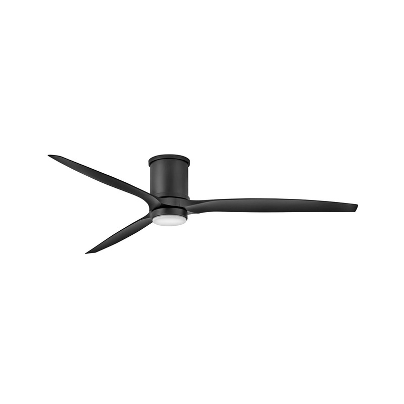 Hover Outdoor Flush Smart Ceiling Fan with Light