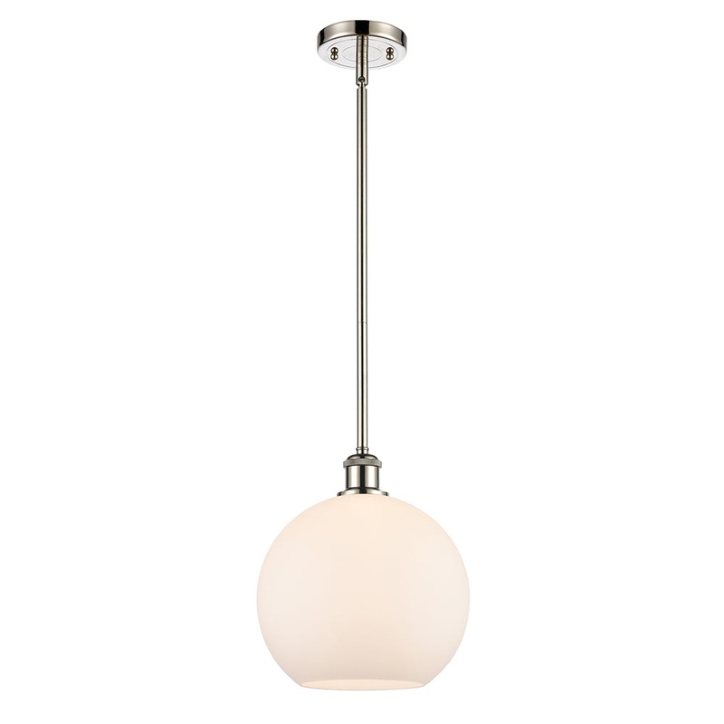 Innovations Lighting Athens 1 Light 10″ Mini Pendant 516-1S-PN-G121-10-LED