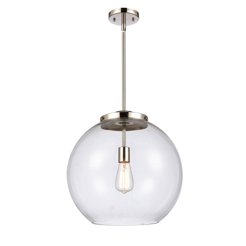 Innovations Lighting Athens 1 Light 13.75″ Pendant 221-1S-PN-G122-16